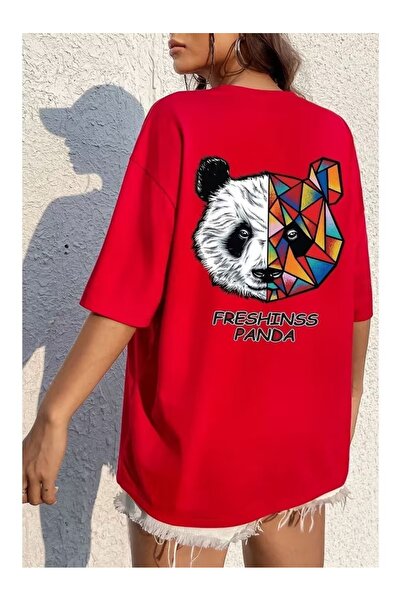 ZİYMO Γυναικείο μπλουζάκι με στάμπα πάντα στην πλάτη