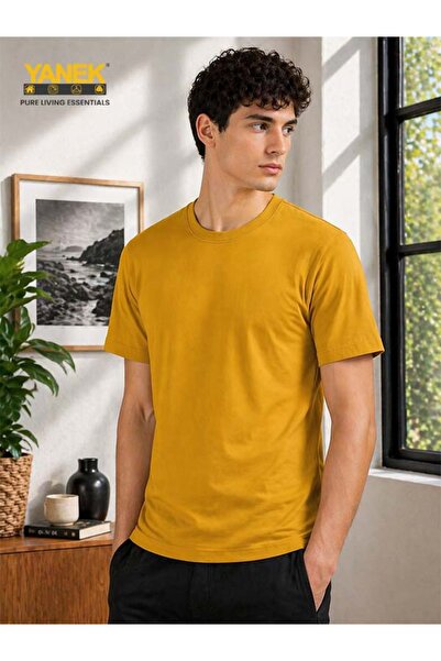 YANEK Round neck t-shirt, crew neck tee, casual t-shirt, unisex t-shirt
