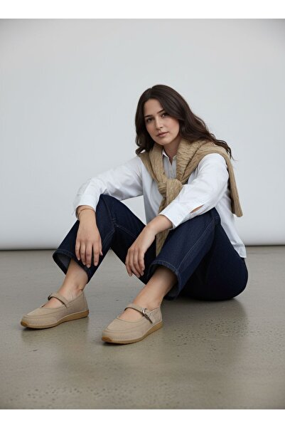 NUR KARACA 26Y-201-7008 ΓΝΗΣΙΟ ΔΕΡΜΑΤΙΝΟ ΠΑΠΟΥΤΣΙ ΜΕ ΛΟΥΡΑΚΙ ΚΑΙ ΑΓΚΡΑΦΑ, ΆΝΕ...