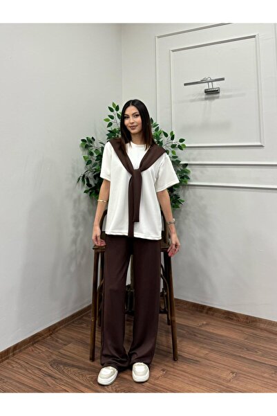 asur boutique Γυναικείο σετ αθλητικής φόρμας Asur Boutique με γιακά σάλι και ...