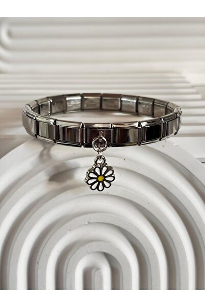 bijoux uniques figürlü çelik italyan charm bileklik