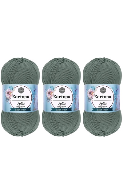 Kartopu LOTUS Merserize Görünümlü El Örgü İpliği 100 Gr 3 ADET RENK : K943 OR...
