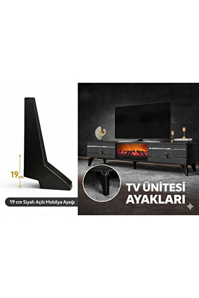 EM&MA DESİNG EM&MA Elegance 19 cm mobilya , sehpa, tv ünitesi ayağı