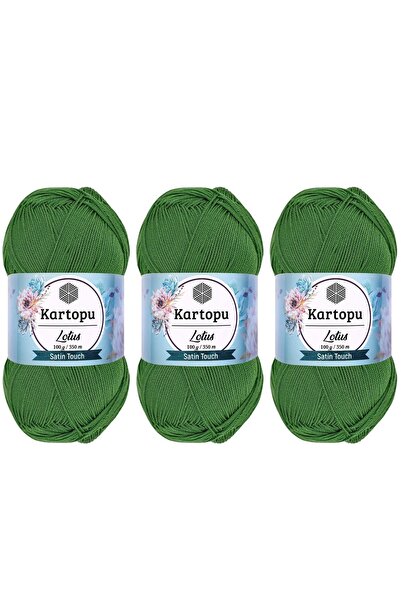 Kartopu LOTUS Merserize Görünümlü El Örgü İpliği 100 Gr 3 ADET RENK : K486 Çİ...