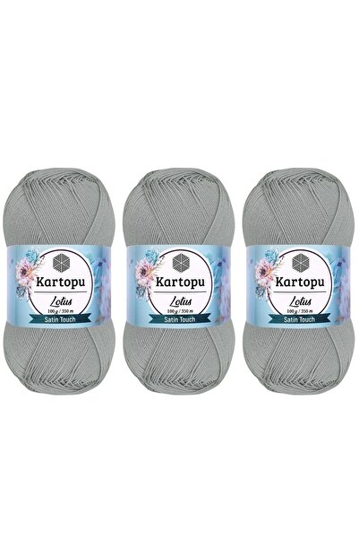 Kartopu LOTUS Merserize Görünümlü El Örgü İpliği 100 Gr 3 ADET RENK : K941 ÇE...