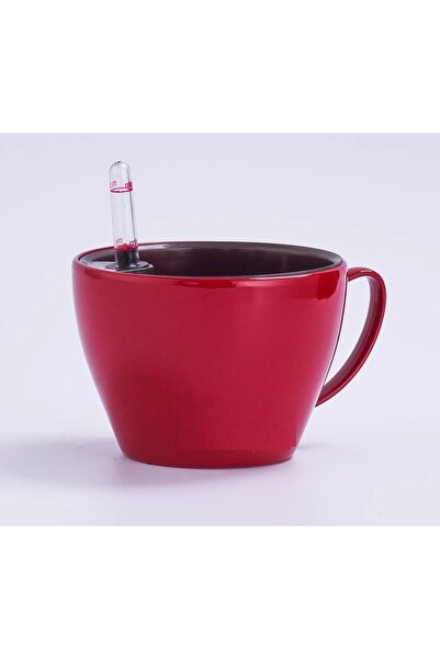 Roberto Rossi Ghiveci inteligent H13xD18 cm RobertoRossi Cup rosu lucios
