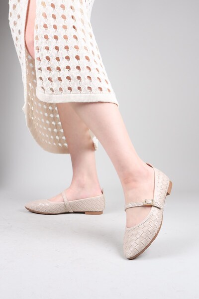 Birikon AVENYA Balerini tricotați cu model TEN