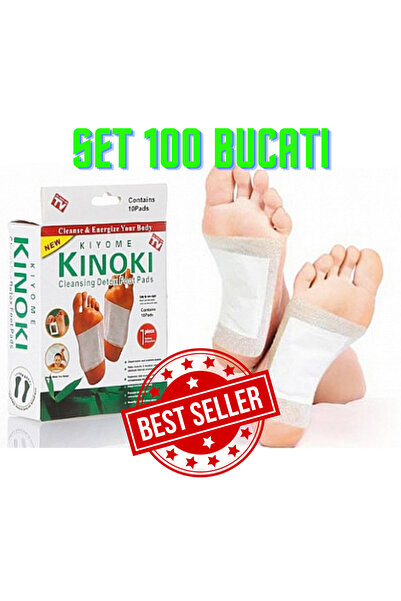 Kinoki Σετ 100 επιθεμάτων αποτοξίνωσης ποδιών για αποτοξίνωση και αναζωογόνησ...