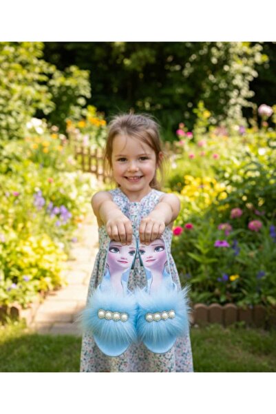 SGF KIDS ΜΠΛΕ παιδικές παντόφλες με χαρακτήρες, ΠΑΝΤΟΦΛΕΣ ΜΕ ΤΑΚΟΥΝΙ