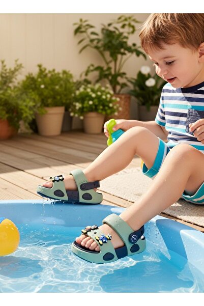Kidessa 2247-Akınal Unisex Παιδικά Σανδάλια-Παντόφλες με Εξαιρετικά Μαλακή Εύ...