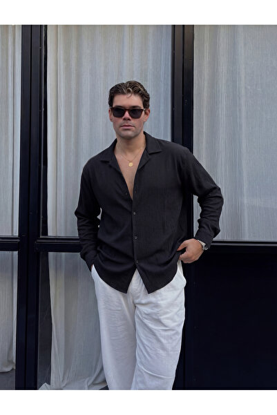 viperkombin Bürümcük Shirt Comfortable Fit Textured