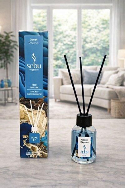 sabu Sebu Ocean (Okyanus) Çubuklu Oda Kokusu 50 ML | Reed Diffuser Ortam Kokusu