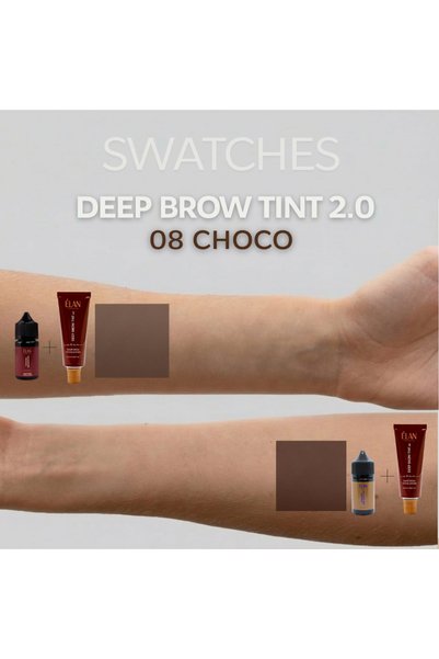 ELAN Kaş boyası "Deep Brow Tint 2.0" 08 CHOCO natural brown (20 ml)