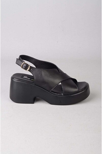 SEÇ KUNDURA SEÇ 880015 ΓΝΗΣΙΟ ΔΕΡΜΑΤΙΝΟ ΣΑΝΔΑΛΙΑ ΜΕ ΤΑΚΟΥΝΙ ΣΕ ΣΧΗΜΑ ΠΕΡΙΓΥΡΩ...