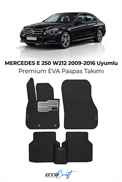 OTOCRAFT Mercedes E 250 W212 (2009-2016) Araca Özel 3D Havuzlu Eva Paspas Tam...