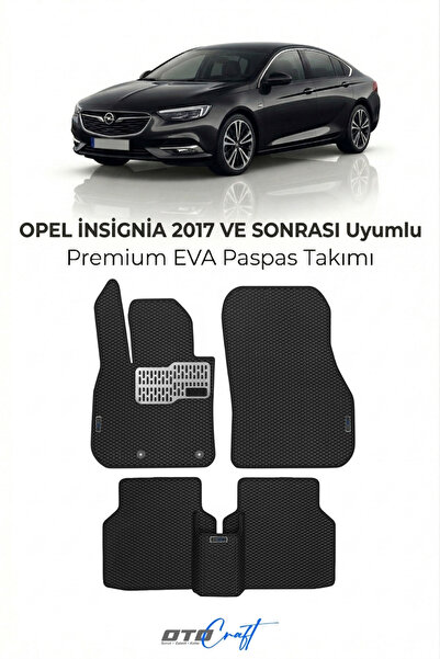 OTOCRAFT Opel Insignia (2017 ve Sonrası) Araca Özel 3D Havuzlu Eva Paspas Tam...