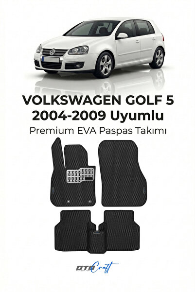 OTOCRAFT Volkswagen Golf 5 (2004-2009) Araca Özel 3D Havuzlu Eva Paspas Tam S...