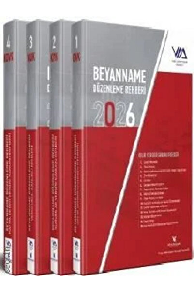 Vergi Müfettişleri Derneği Yayınları Beyanname Düzenleme Rehberi 2026 (4 Cilt...