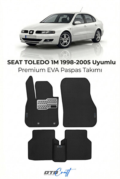 OTOCRAFT Seat Toledo 1m (1998-2005) Araca Özel 3D Havuzlu Eva Paspas Tam Set ...