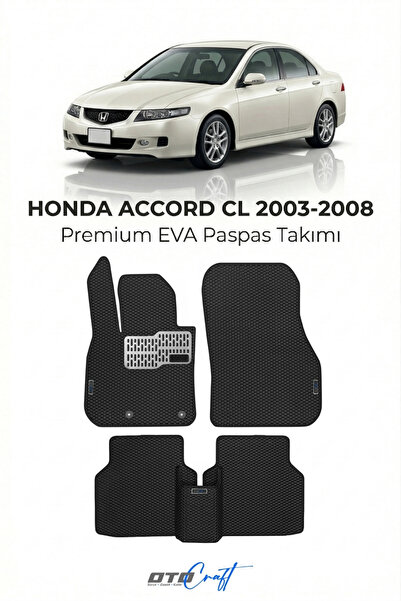 OTOCRAFT Honda Accord Cl (2003-2008) Araca Özel 3D Havuzlu Eva Paspas Tam Set...