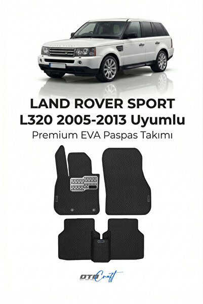 OTOCRAFT Land Rover Sport L320 (2005-2013) Araca Özel 3D Havuzlu Eva Paspas T...