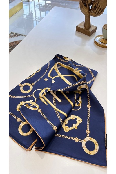 EB SCARF Εισαγόμενο μεταξωτό μαντήλι τουίλ