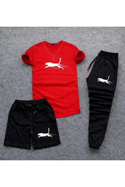 Gutsy ΣΕΤ ΦΟΡΜΑΣ ΤΡΙΩΝ ΤΕΜΑΧΙΩΝ ΜΕ ΣΧΕΔΙΑ ΠΑΝΤΕΡΑΣ, Τ-ΣΙΡΤ, ΣΟΡΤΣ, ΓΥΝΑΙΚΕΙΟ/...