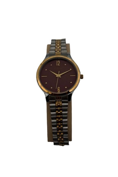 Adorn Watches Adorn Maroon Elegance Couple Watch Set – Matching Maroon Dial Watches | Stylish Couple Gift Set | Elegant Watches for Men & Women | Perfect for Special Occasions