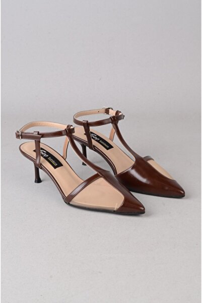 SEÇ KUNDURA Select 8581 women's heel shoe (heel height: 7 cm) coffee