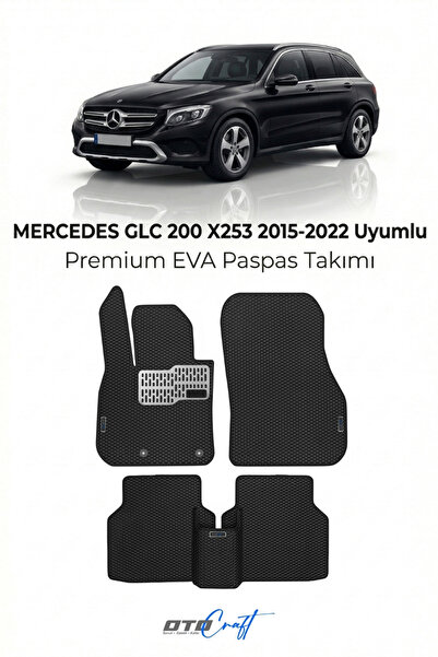 OTOCRAFT Mercedes Glc 200 X253 (2015-2022) Araca Özel 3D Havuzlu Eva Paspas T...