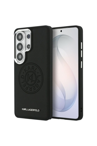 Karl Lagerfeld Case for Samsung Galaxy S26 Ultra, Wrapped Leather with Karl R...