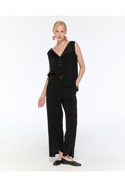 LAMANTE Stone Detailed Blouse