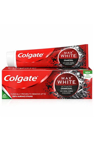 Colgate Μάξ Γουάιτ Οδοντόκρεμα με Ενεργό Άνθρακα, 75 ml