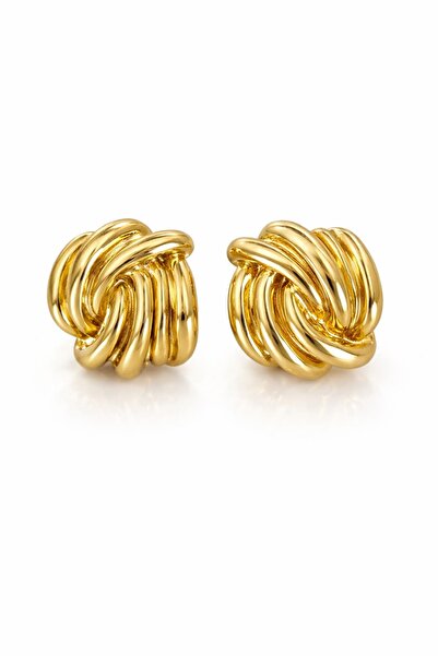 CHARMLUCKY Steel Knot Earrings