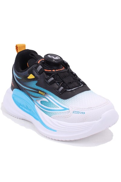 Marco Kids 05-26Y530 White Black Orthopedic Daily Boys' Sports Shoes