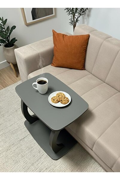 İMOKA DİZAYN İMOKA Çiftli Büyük Boy C Sehpa 60x40x60 cm Koltuk Yanı Laptop & ...