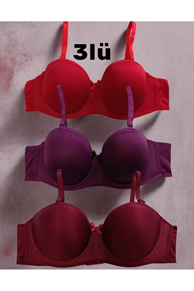 SATTENS Σετ 3 τεμαχίων σουτιέν LOTUS χωρίς μπανέλες και χωρίς ενίσχυση