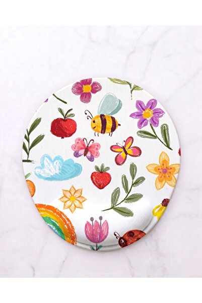 matizya Renkli Doğa & Arı Desenli Bilek Destekli Mousepad | Eğlenceli & Çocuk...