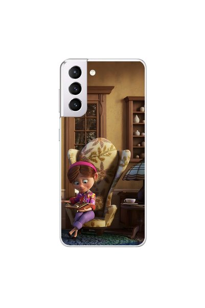 PPKin Samsung Galaxy S21 Compatible Couple 11/2 Design Transparent Case