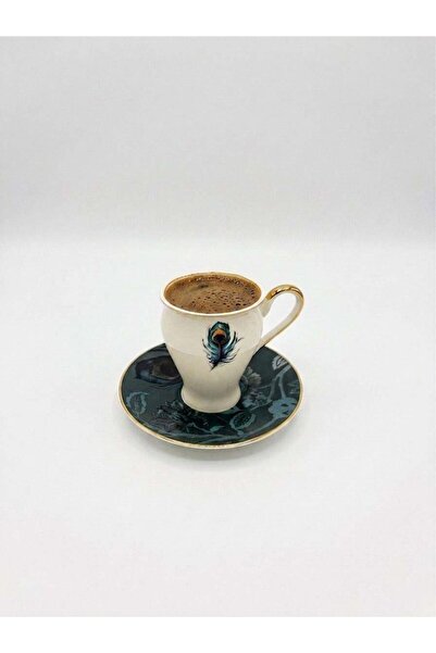 Altabi Porcelain Coffee Set for 6 People |   Special Design |   100 ml