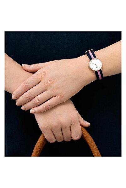 Daniel Wellington Ρολόι DW00100065, unisex, 36 χιλιοστά, ύφασμα, Πολύχρωμο