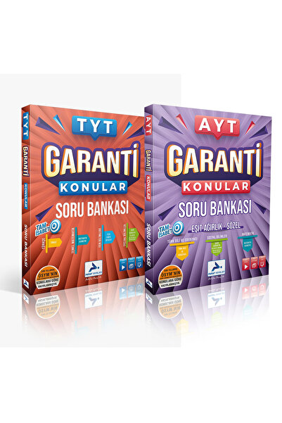 paraf yayınları TYT GARANTİ KONULAR-AYT EŞİT AĞIRLIK-SÖZEL GARANTİ KONULAR SO...