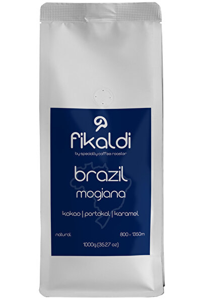 Fikaldi Coffee Brazil Mogiana Çekirdek Kahve 1000g