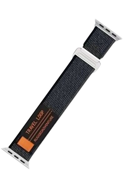 Leyaton Watch 38mm alice fabric strap - black-grey
