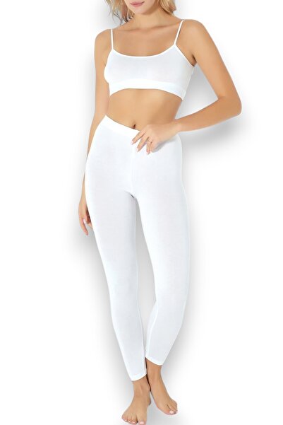 Fanilam Γυναικείο ελαστικό μακρύ κολάν Jiber, αναπνέον ύφασμα που δεν προκαλε...