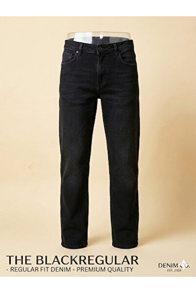 ATKGİYİM Atk Gi̇yi̇m Black Love Series Regular Fit Comfortable Cut Men's Deni...