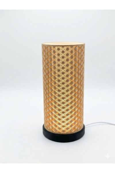 3Dikili design 3D Design Night Light - Modern Patterned Decorative Table Lamp...