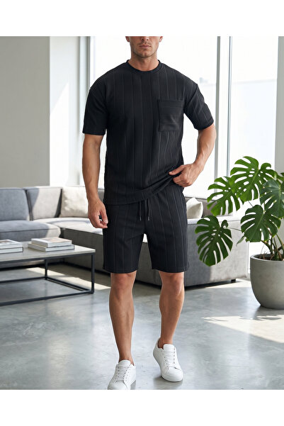 viperkombin Men's Report T-Shirt and Shorts 2-Piece Set