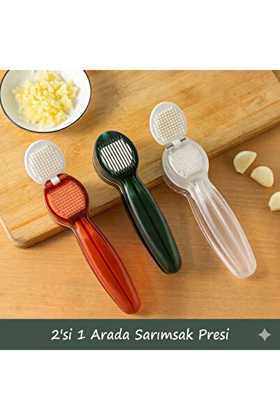 Razmo Double-Sided Practical Garlic Crusher and Slicer