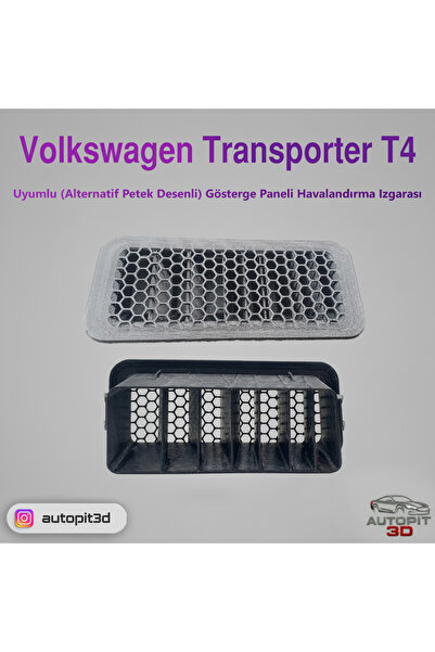 Volkswagen Transporter T4 Uyumlu (Alternatif Petek Desenli) Gösterge Paneli Havalandırma Izgarası (Sol Taraf)